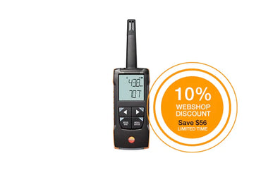 testo 625 - Digital thermohygrometer with App connection