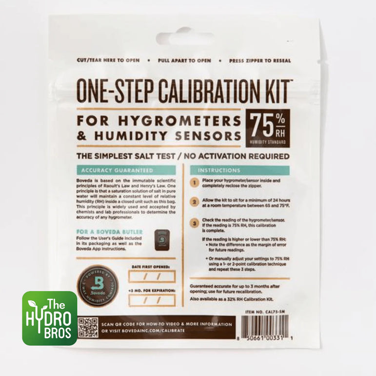 One step hydrometer 75% calibration kit
