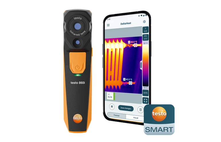 testo 860i kit - Wireless thermal imager for smartphones