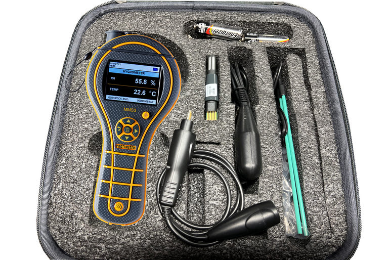 BLD9800-S Protimeter MMS3 Basic Survey instrument & primary accessories in pouch