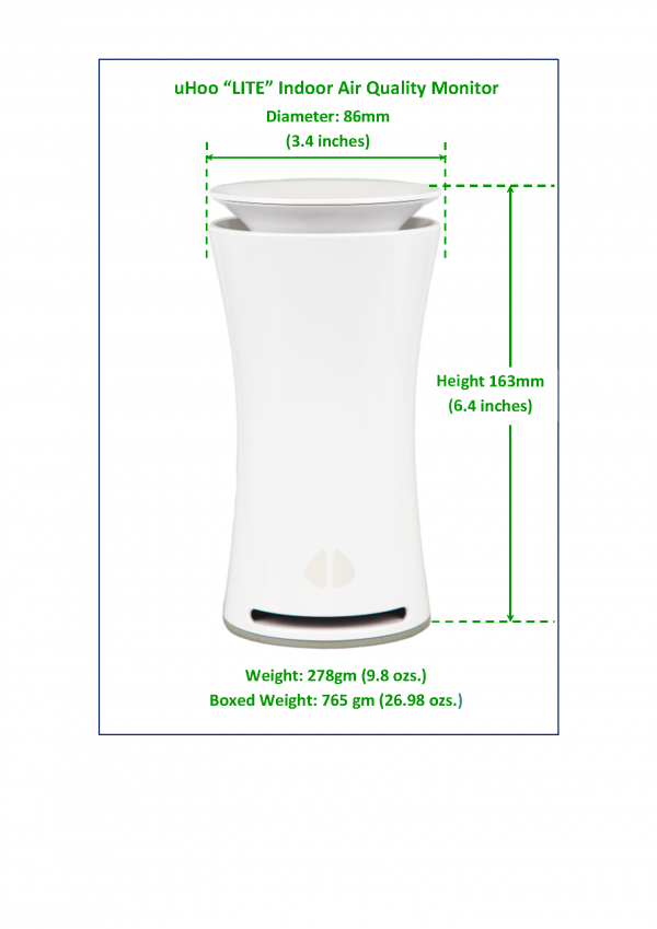 uHoo Smart Air Monitor for Homes and Small Offices