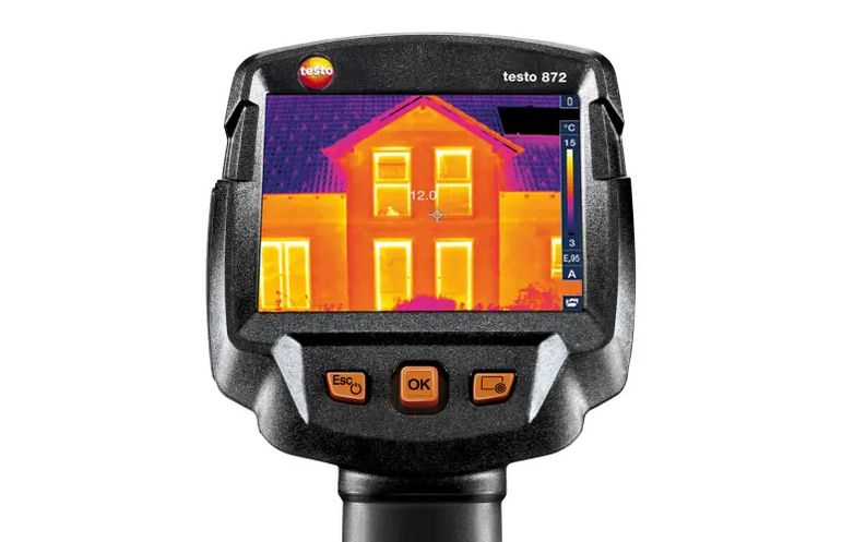 testo 872 - Thermal imager (320 x 240 pixels, App, laser)