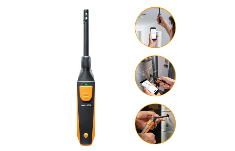 testo 605i - Thermohygrometer operated via smartphone