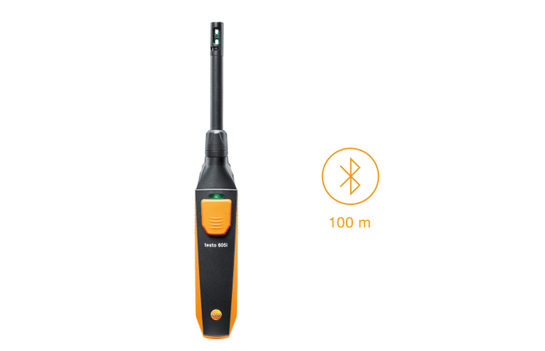 testo 605i - Thermohygrometer operated via smartphone