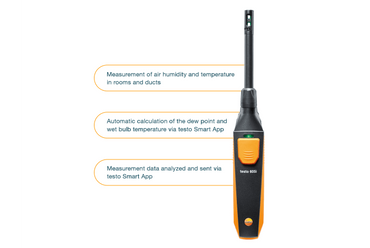 testo 605i - Thermohygrometer operated via smartphone