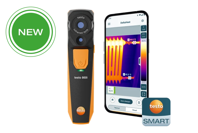 testo 860i - Wireless thermal imager for smartphone