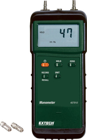 Extech 407910 -Heavy Duty Differential Pressure Manometer (29psi)
